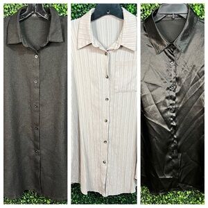 SHEIN | Shirt Bundle (3 shirts / Size L)